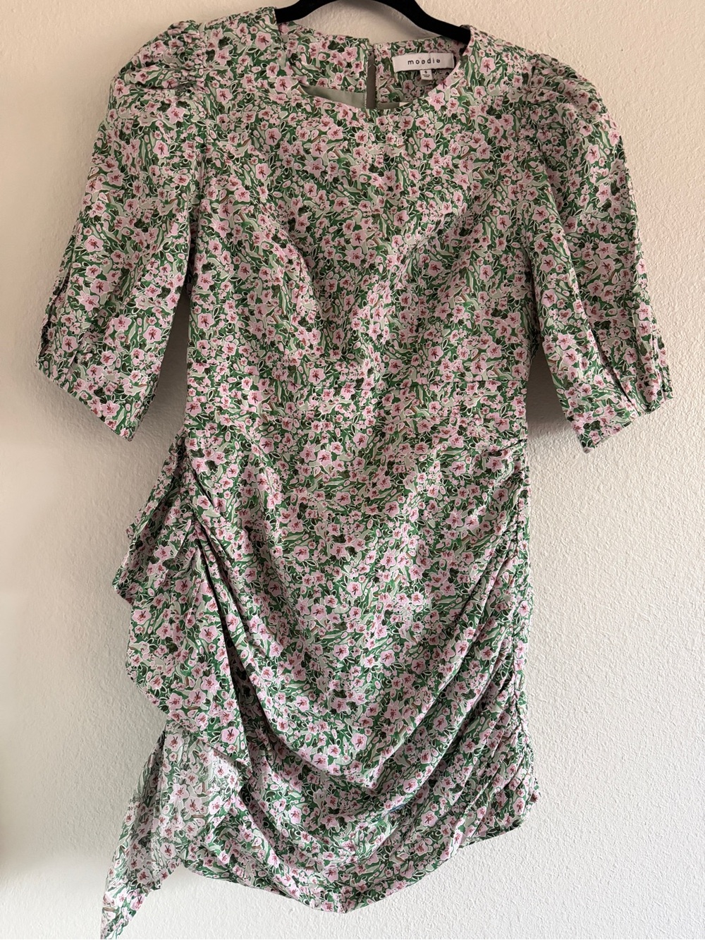 Moodie Boutique Floral Dress Mini Cotton Garden PS